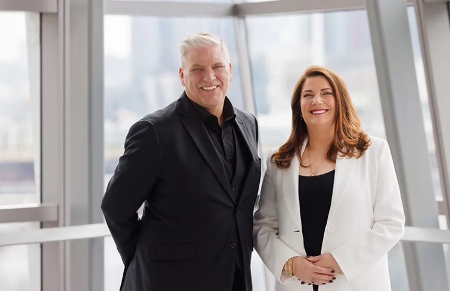 ICC Sydney CEO Adam Mather-Brown and deputy CEO Beverley Parker. Photo Credit: ASM Global